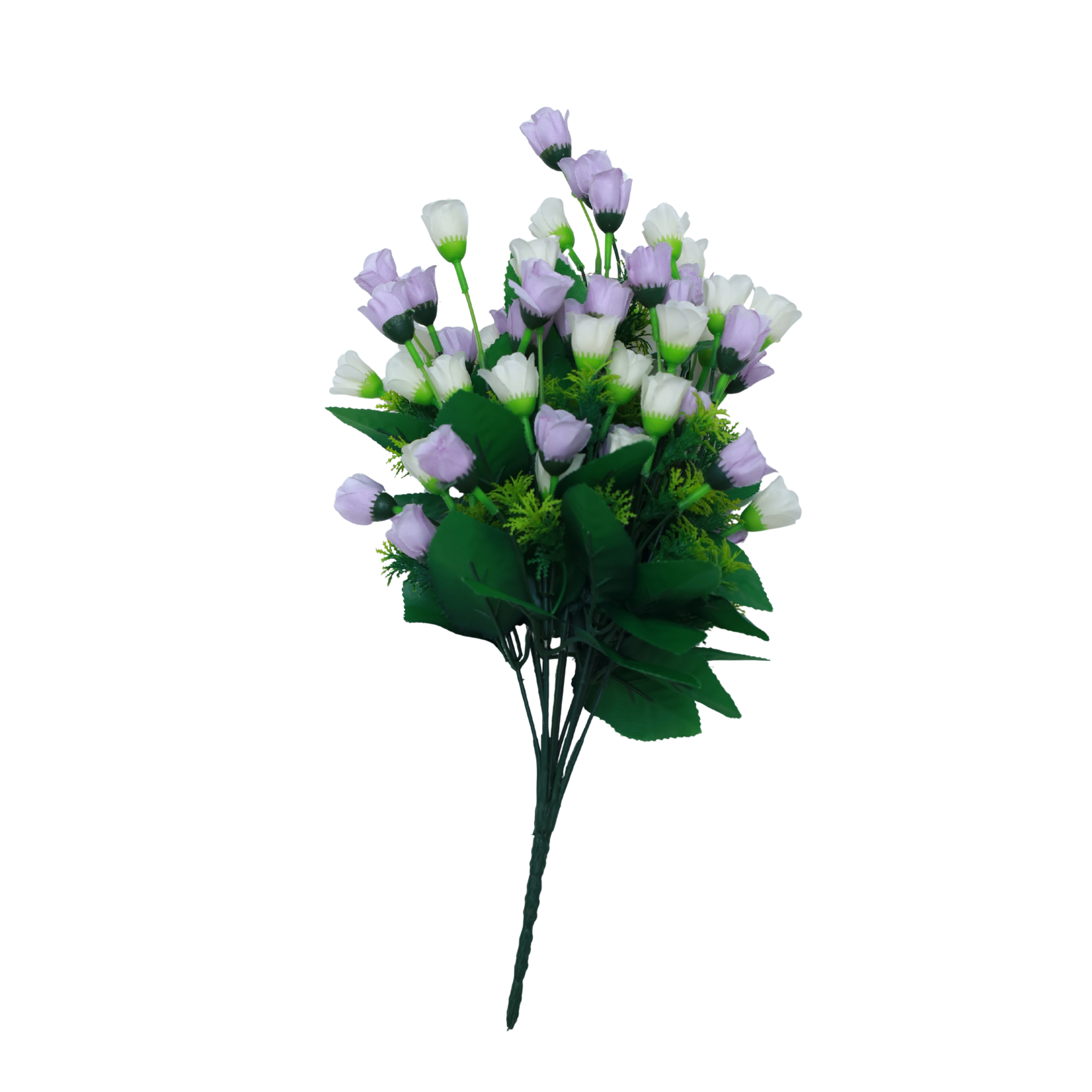 Artificial Mini Rose  Bud Flower Bunches |  Rose Buds Faux Roses |  Heads Small Fake Roses  | Tiny Craft Flowers |  Floral Heads Decorations with | tems for Wedding Bouquet — view 6